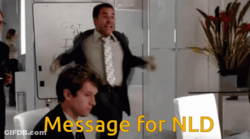 A Message For Nld Is Being Sent To A Man In A Suit GIF