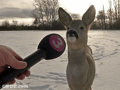 A Microphone With The Number 3 On It GIF