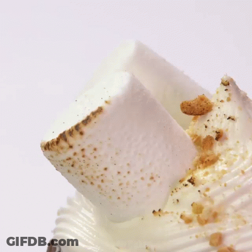 A Milkshake With Chocolate And Whipped Cream On Top Of It GIF