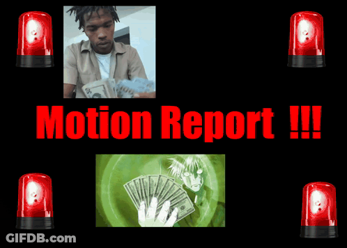 A Motion Report With A Man Holding A Bunch Of Money GIF