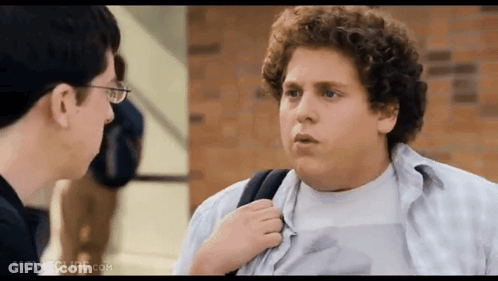 A Movie Clip From Movieclips.com Shows A Young Man Talking To Another Man GIF