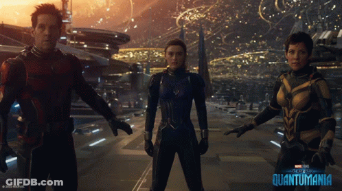 Quantum Mania Movie Poster With Wasp And Woman GIF