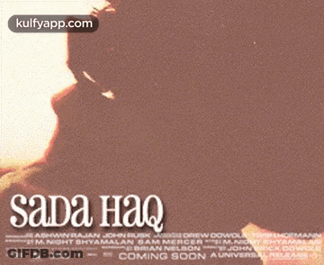 Sada HQ Movie Poster With Man's Face GIF