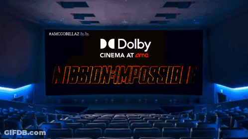 A Movie Theater With Dolby Cinema At Amc GIF