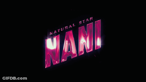 A Neon Sign That Says Natural Star In A Witty Role GIF