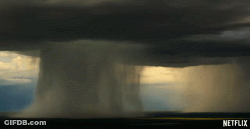 A Netflix Ad Shows A Storm With A Tornado GIF