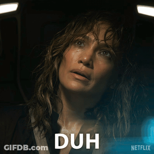 Netflix Ad Woman Duh GIF