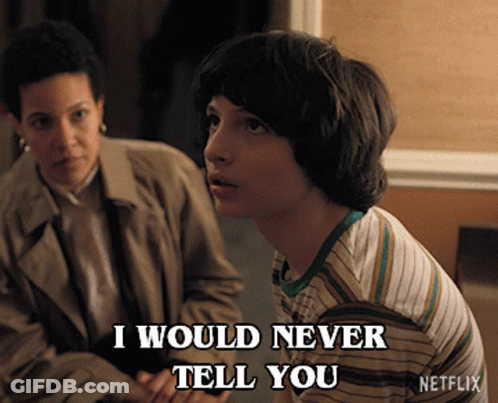 A Netflix Advertisement Shows A Boy Talking To A Woman GIF