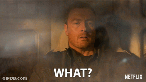 A Netflix Advertisement With A Man Asking What GIF