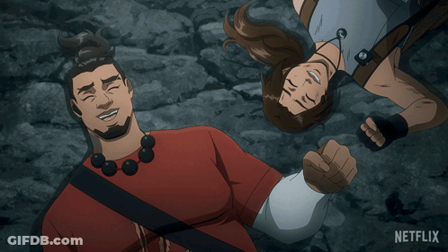 A Netflix Logo Can Be Seen In The Corner Of A Cartoon GIF