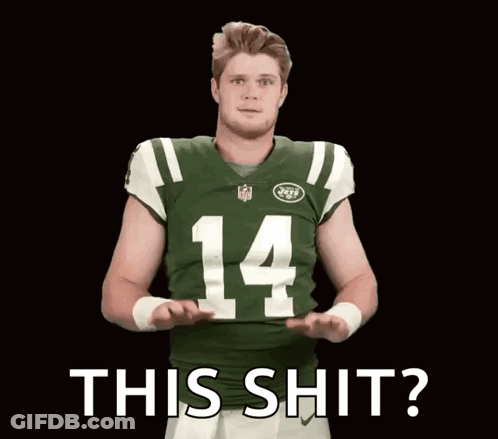 A New York Jets Football Player Says This Shit GIF