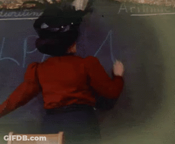 A+ On The Board GIF