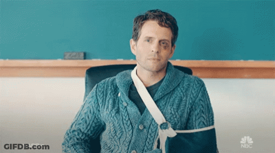 A.P Bio Comedy Series Jack Griffin Black Eye GIF