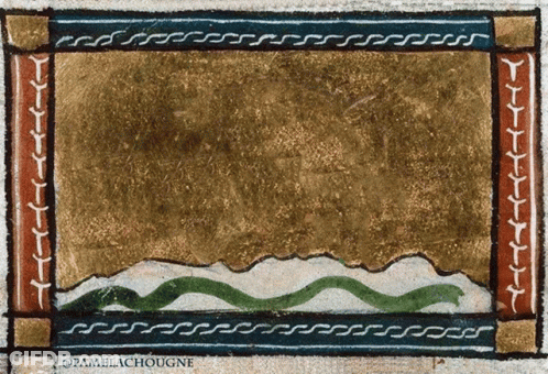 A Painting By Pamelachougne Shows A Snake GIF