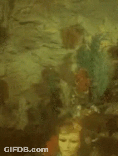 A Painting Of A Coral Reef With A Few Fish In It GIF