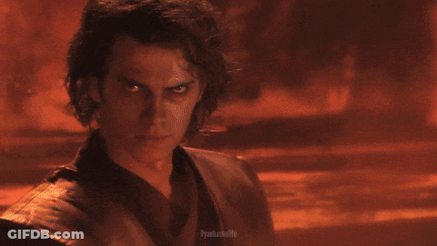 A Painting Of A Man Holding A Light Saber With The Words Ryantsnacks Written On The Bottom Right GIF