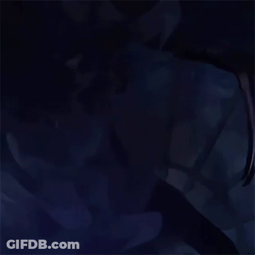 A Painting Of A Man Holding A Pair Of Scissors With An Infinity Symbol On The Belt GIF