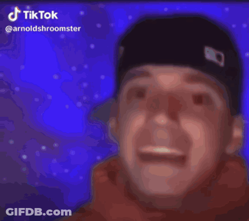 A Painting Of A Man Wearing A Helmet Has A Tiktok Watermark On It GIF