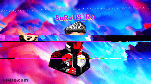 A Painting Of A Man With The Name Surus Ro On The Top GIF