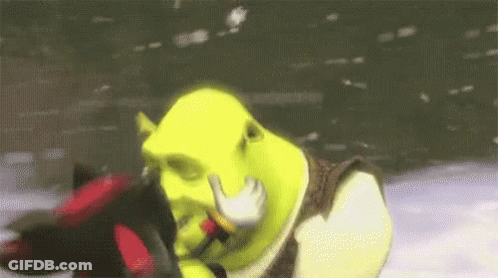 A Painting Of A Person Riding A Green And Red Dinosaur In The Snow . GIF