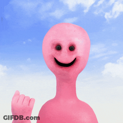 A Pair Of Pink Gloves With The Word Nothing Written On Them GIF
