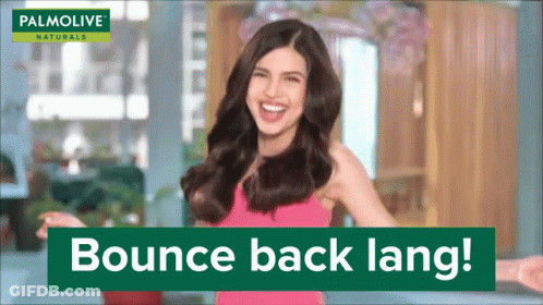 A Palmolive Ad With A Woman In A Pink Top GIF