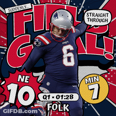 A Patriots Football Player Says " Straight Through " GIF