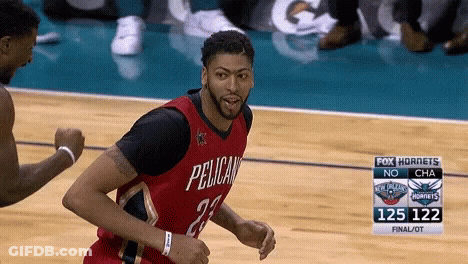 A Pelican Basketball Player Runs On The Court GIF