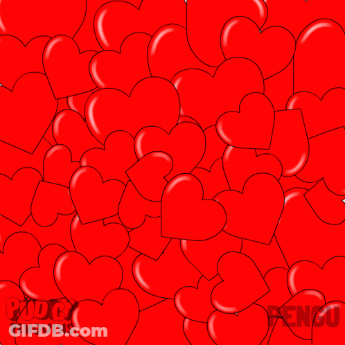 A Penguin Holding A Bouquet Of Red Roses Is Surrounded By Red Hearts And Says Piggy Penguins GIF
