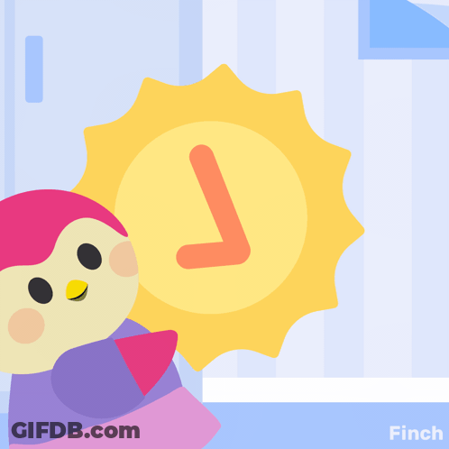 A Penguin Is Holding A Check Mark In Front Of A Sun With The Words " I Got It " Above It GIF
