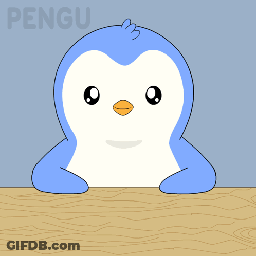 A Penguin Is Sitting At A Table With A Tray Of Food Including A Hamburger A Drink And Tacos GIF