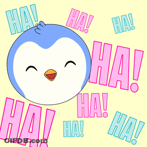 A Penguin Is Surrounded By Ha! Ha! Ha! Ha! Ha! Ha! Ha! Ha! Ha! Ha! Ha! GIF