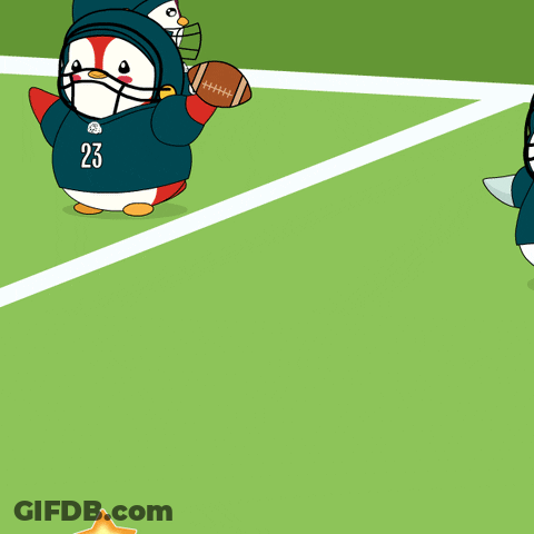 A Penguin With The Number 23 On His Shirt GIF