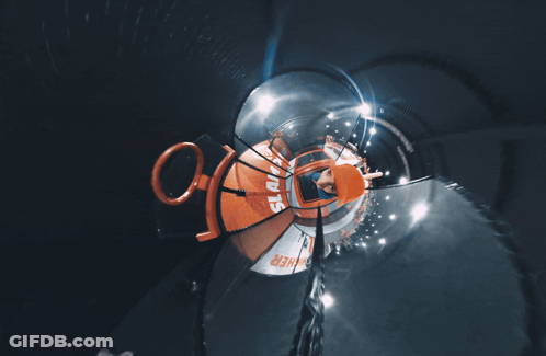 A Person Holding A Balloon With The Words " Fuck It We Ball " Written On It GIF