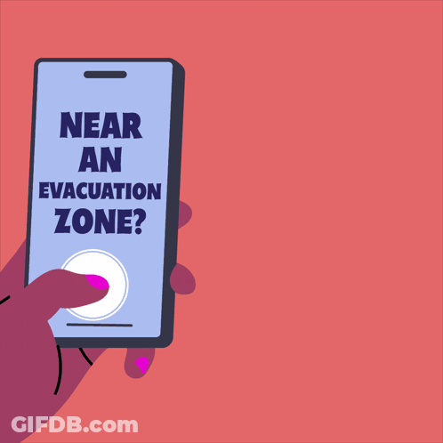A Person Holding A Cell Phone That Says Take Photos & Videos Of All Your Property GIF