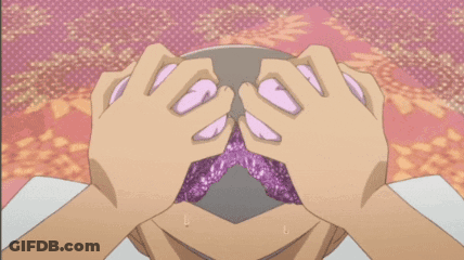 A Person Holding A Purple Object With The Words What I Can 'T Take It Off On The Bottom GIF