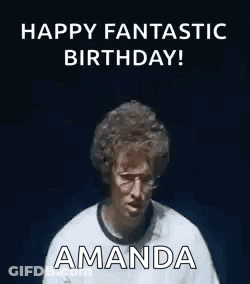 A Person Is Covering Their Face With Their Hands And Says `` Happy Fantastic Birthday ! '' GIF