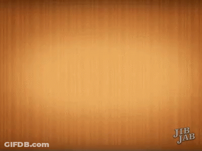 A Person Is Dancing In Front Of A Wooden Wall And The Words Jib Jab Are On The Bottom GIF