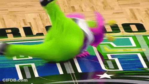A Person Is Doing A Handstand In Front Of A Sign That Says Rldo GIF