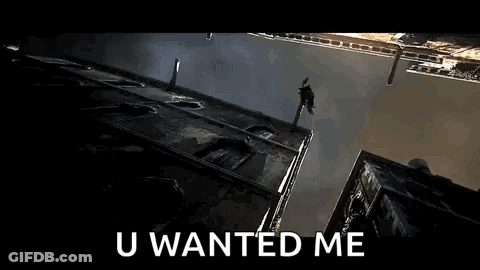 Falling Person With You Wanted Me Text GIF