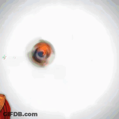 A Person Is Giving A Red Card To A Cartoon Character GIF