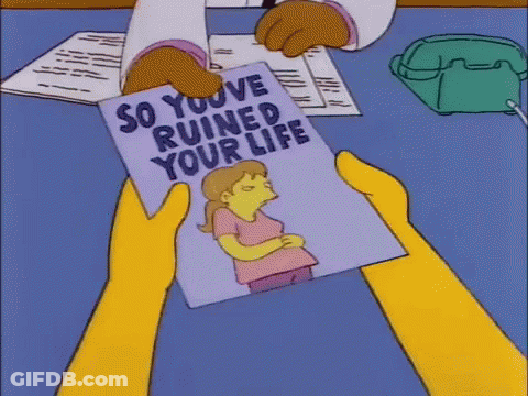 A Person Is Holding A Book That Says So You 'Ve Ruined Your Life GIF