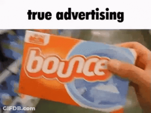 Person Holding Bounce Laundry Detergent Box GIF