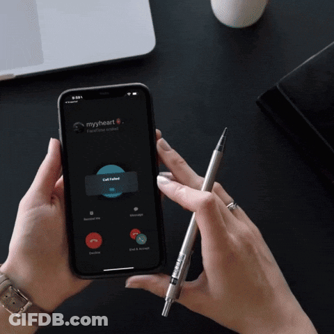 A Person Is Holding A Cell Phone That Says Myyheart On The Screen GIF