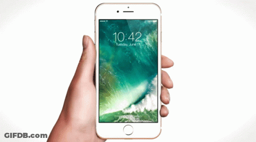A Person Is Holding A Cell Phone With The App Store App On It GIF