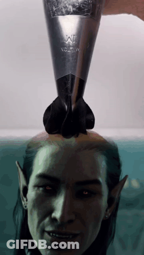 Cone On Woman's Head Saying WT GIF
