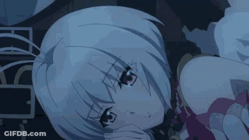 A Person Is Holding A Girl 'S Head In Their Hands GIF