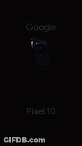A Person Is Holding A Google Pixel 10 Phone GIF