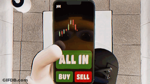 A Person Is Holding A Phone That Says All In GIF