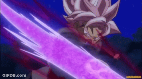 A Person Is Holding A Purple Sword In Their Hand In A Video Game . GIF